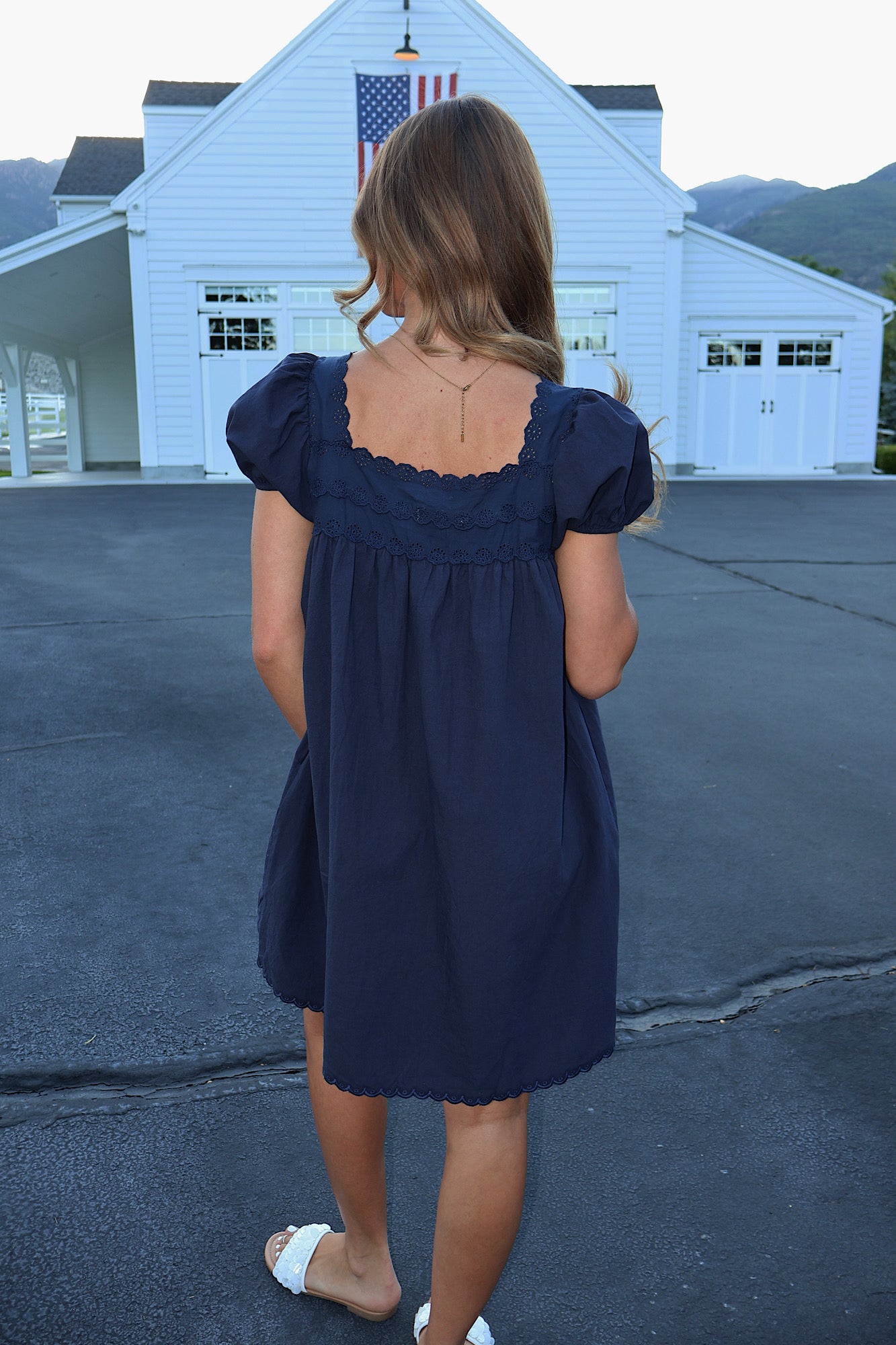Janie Eyelet Dress X-Large