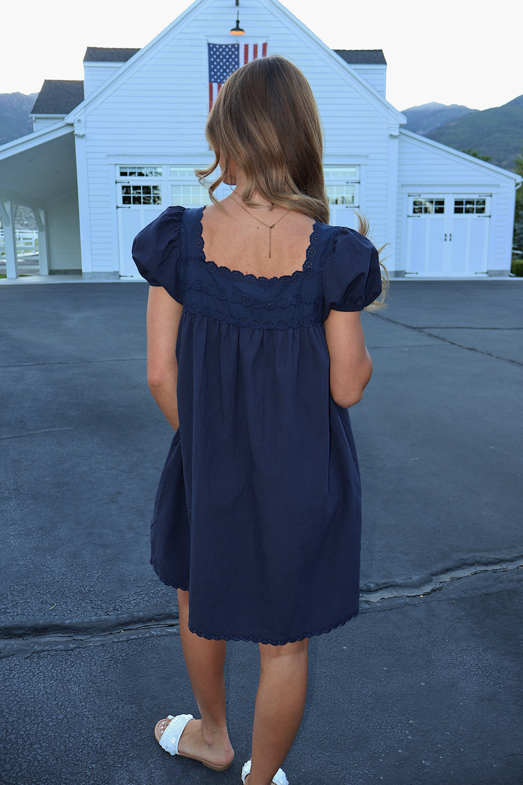 Janie Eyelet Dress