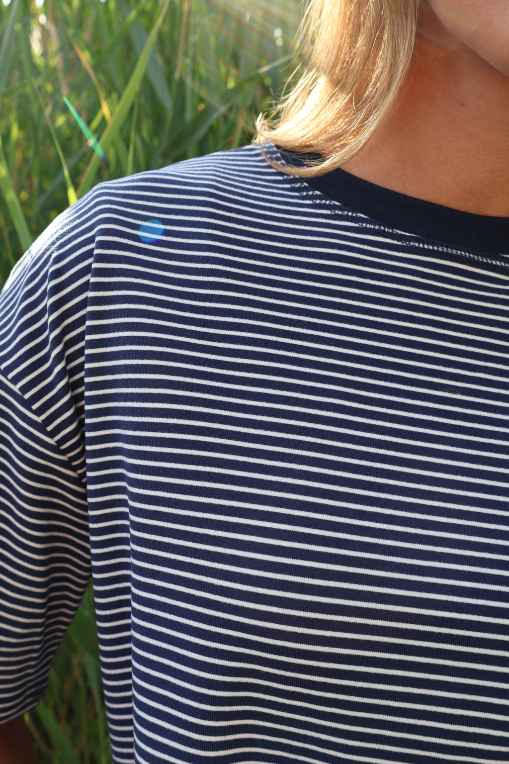 Porter Fleece Stripe Tee