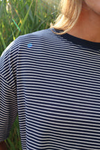 Porter Fleece Stripe Tee