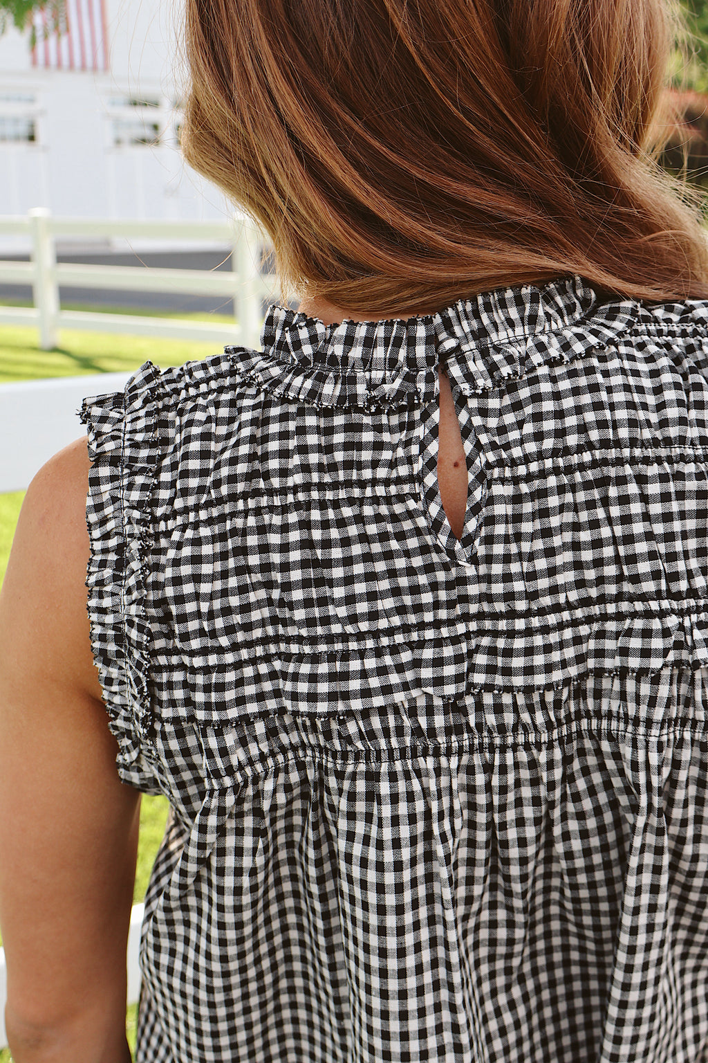 June Gingham Tank