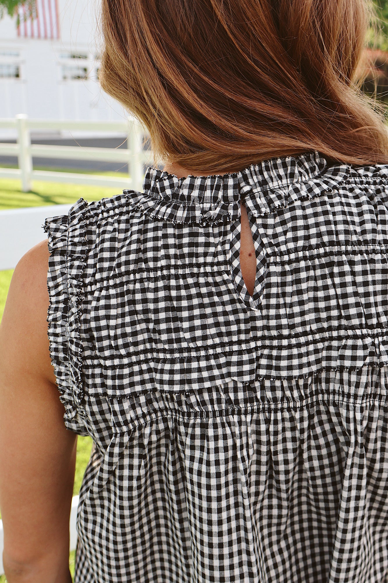 June Gingham Tank