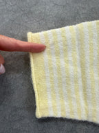 FINAL SALE - FLAWED Piper Cardigan in Butter Stripe - Medium