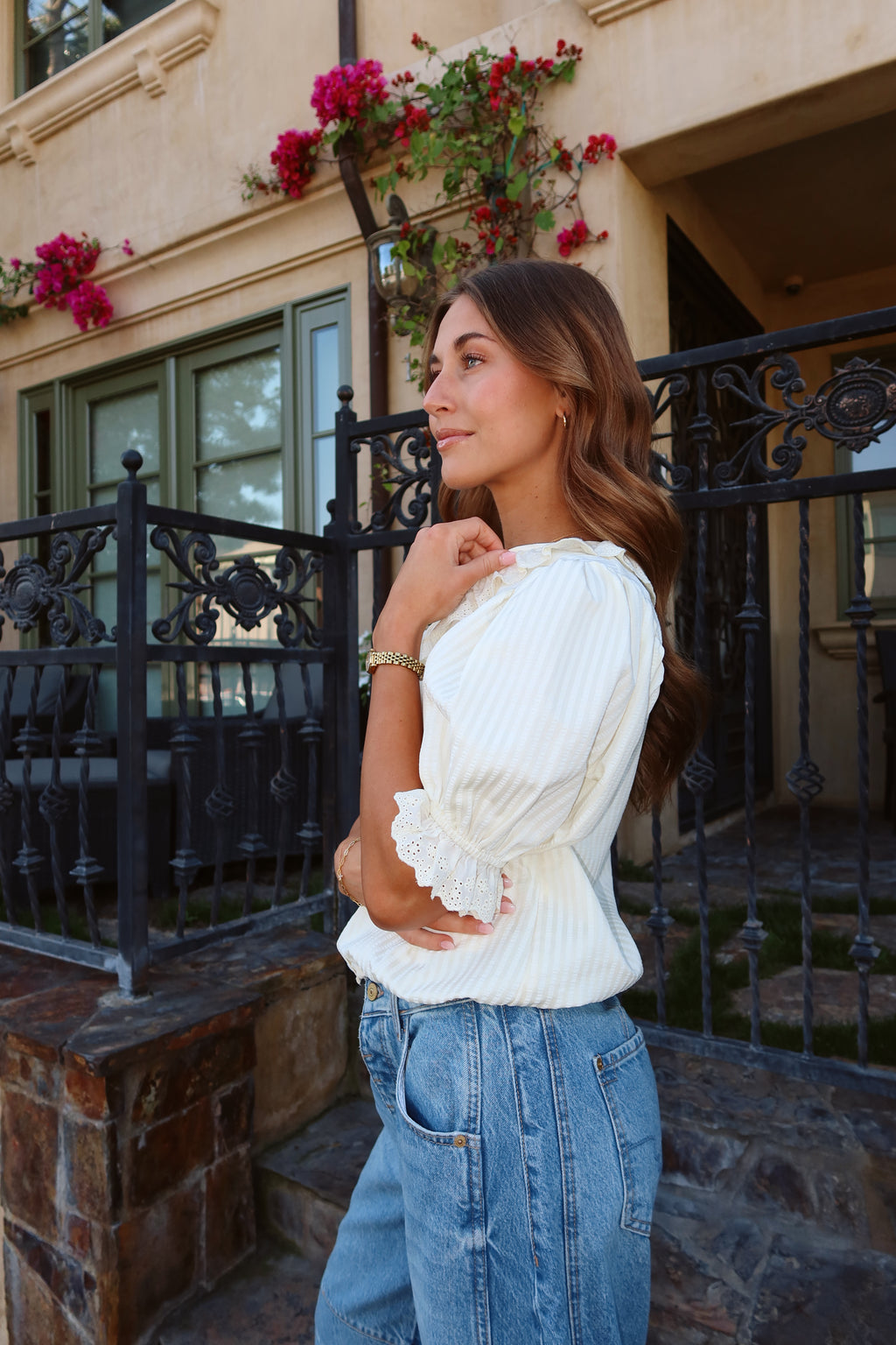 Lanie Stripe Blouse