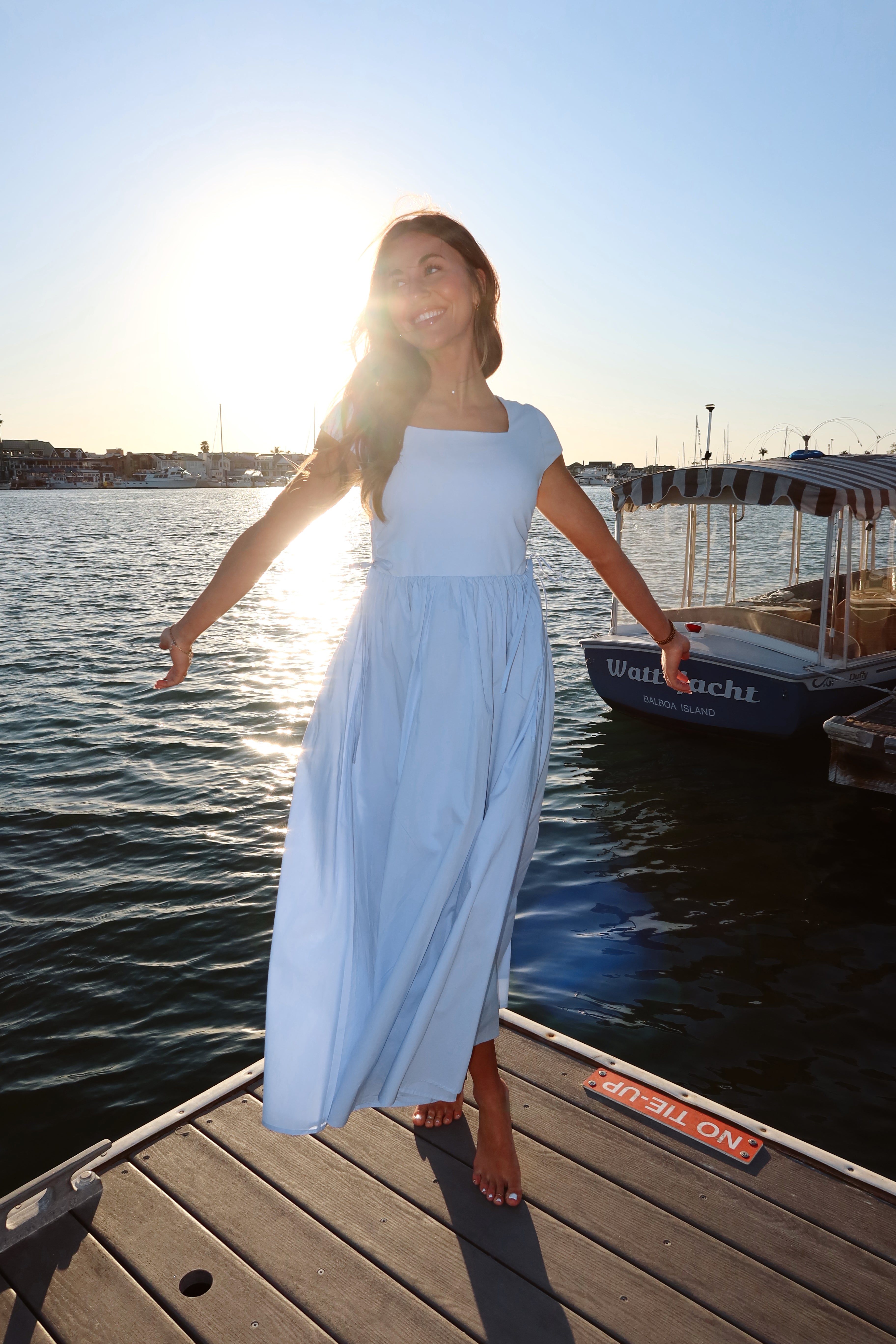 FINAL SALE - FLAWED - Forget Me Not Dress