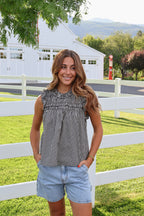 June Gingham Tank