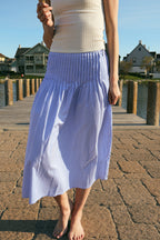 Ella Pinstripe Skirt