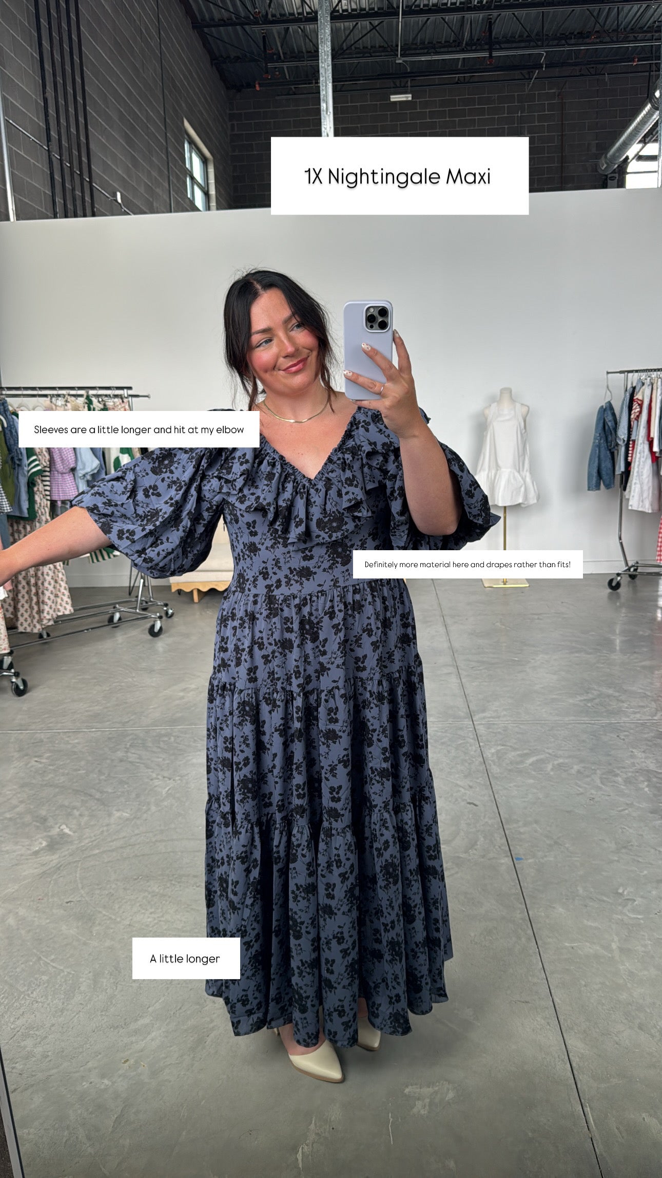 ワンピース herlipto Ambient Long Dress Her lip to Ambient Long Dress レディース
