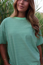 Porter Fleece Stripe Tee