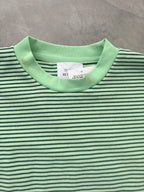 FINAL SALE - FLAWED Porter Stripe Pullover in Lime - S/M