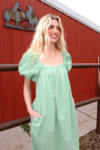 Clover Gingham Maxi