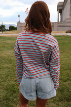 Libby Stripe Cardigan