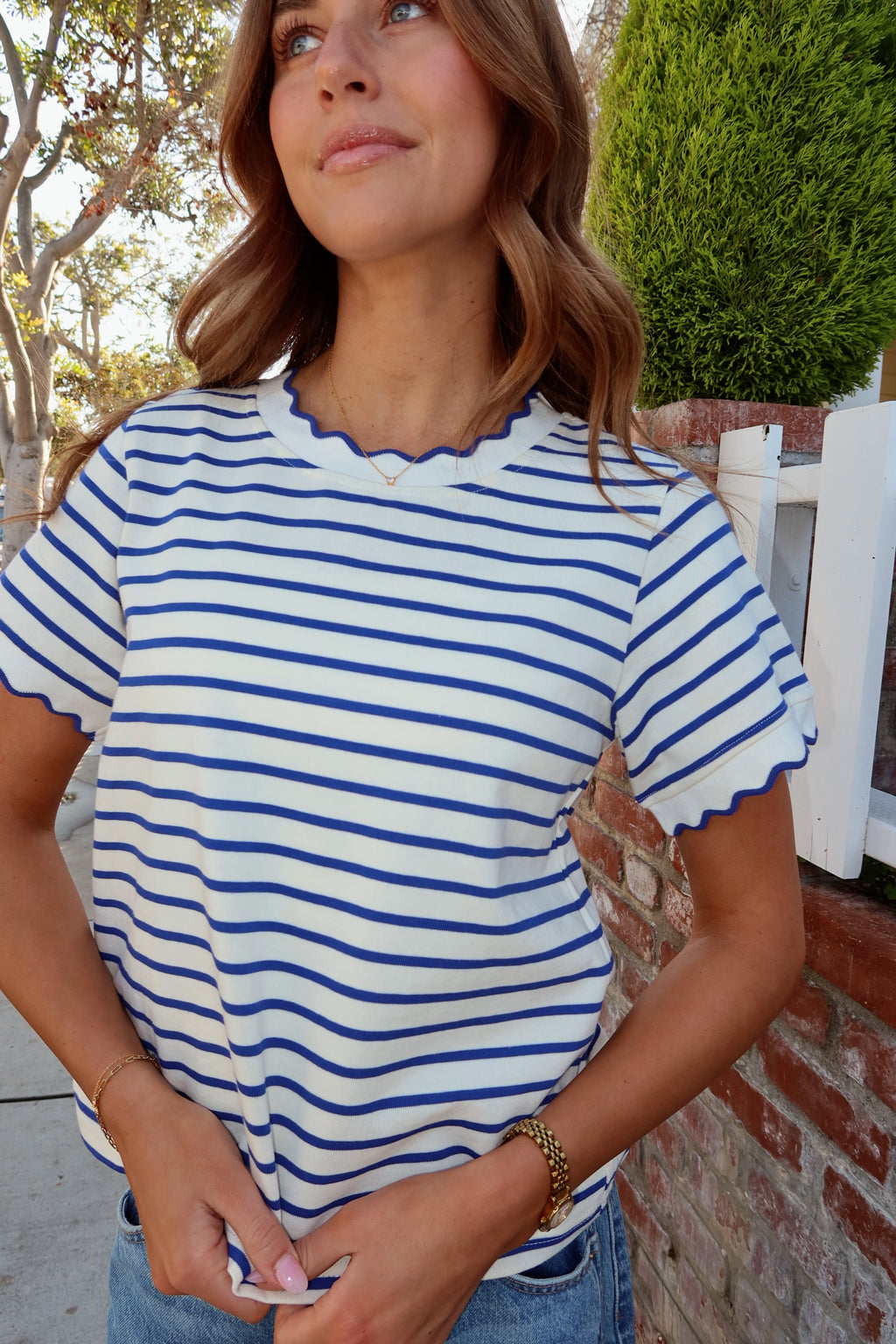 Whitney Stripe Tee