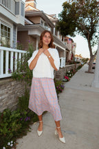 Magnolia Plaid Skirt