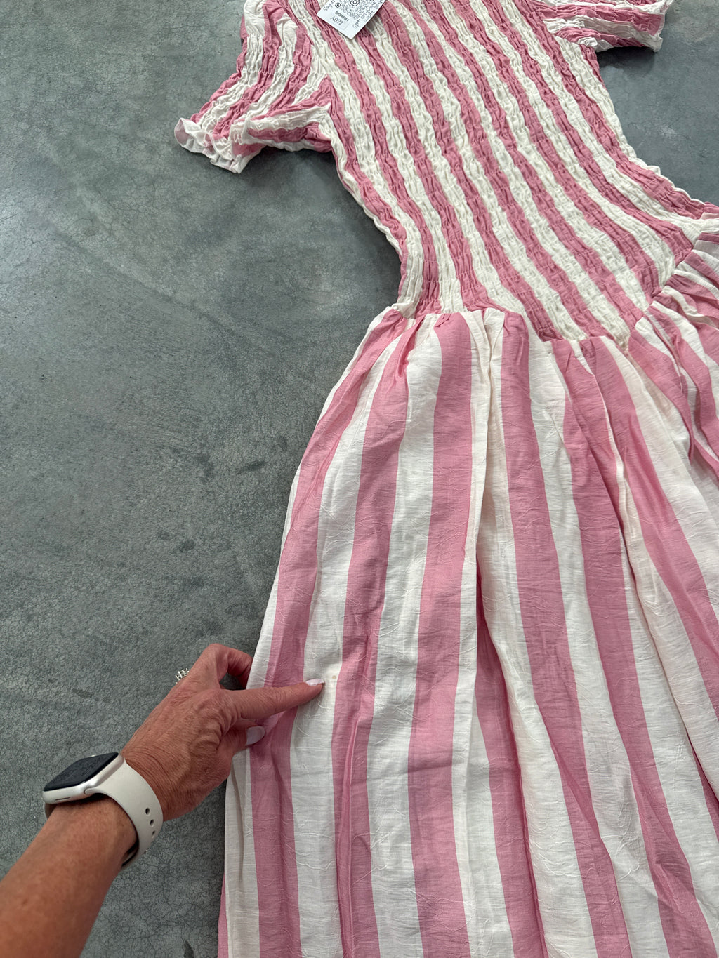 FINAL SALE - FLAWED Sugar Belle Stripe Dress - Small