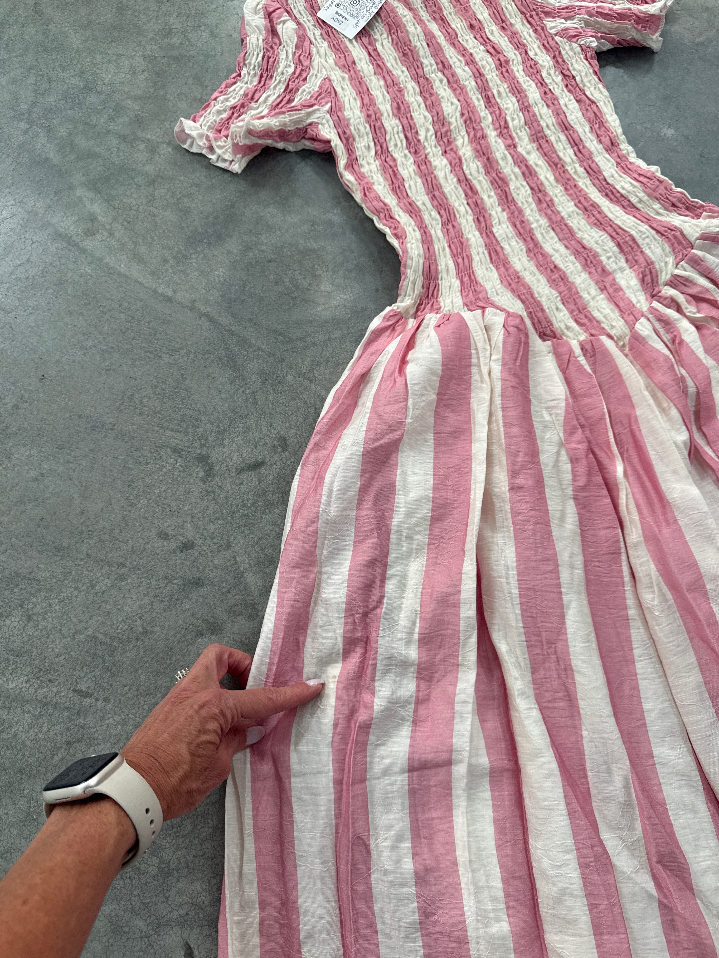 FINAL SALE - FLAWED Sugar Belle Stripe Dress - Small