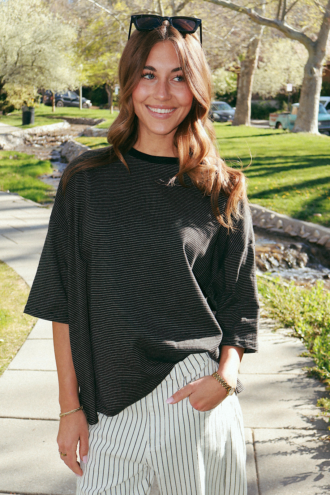 Hayden Stripe Tee Main image