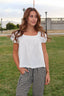 Sweet Caroline Ruffle Blouse