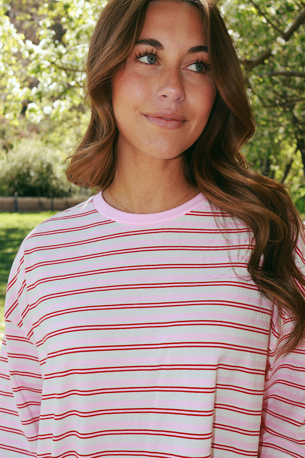 Sweet Tart Oversized Pink Tee