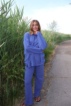 Porter Fleece Stripe Long Sleeve