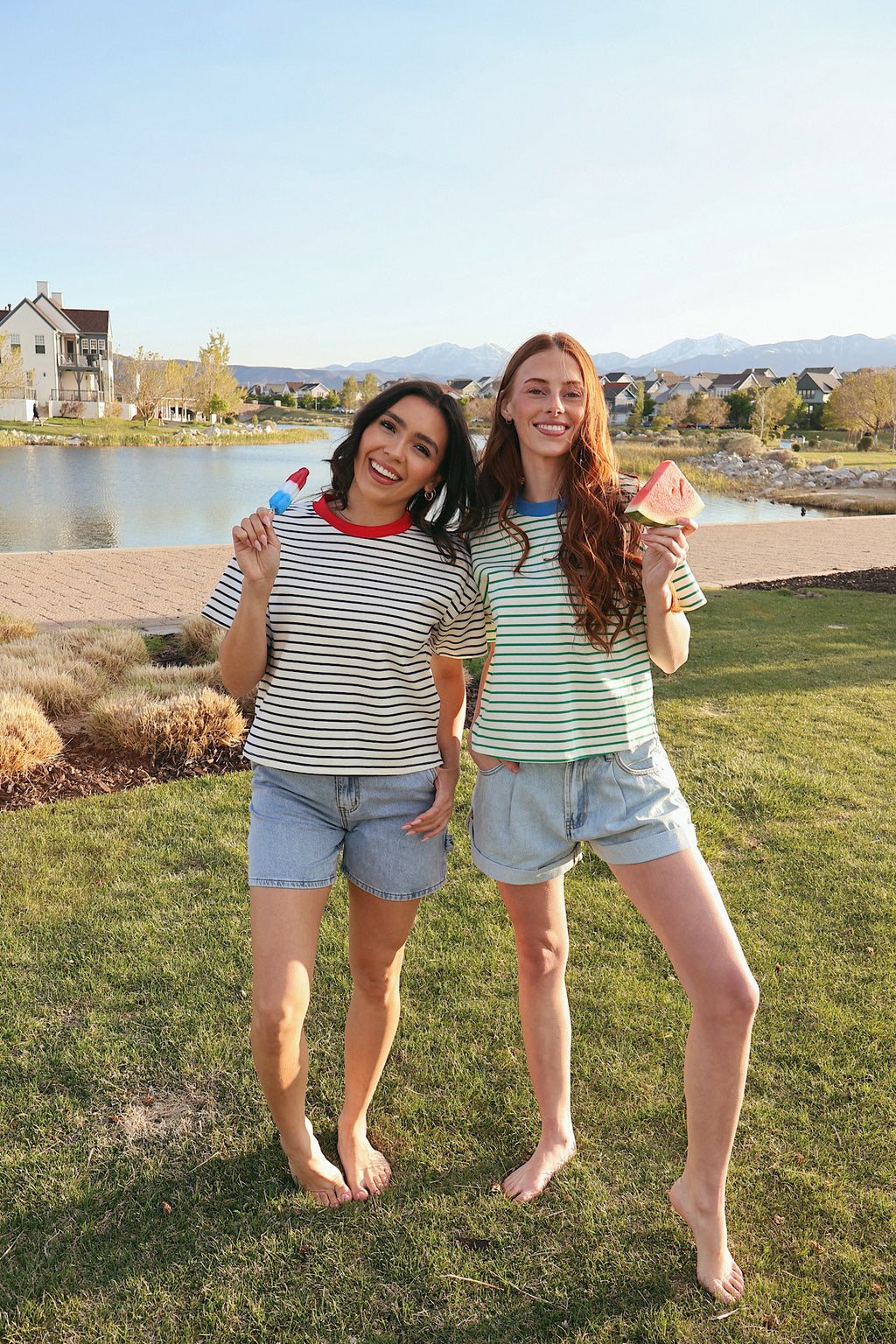 Kendall Stripe Tee