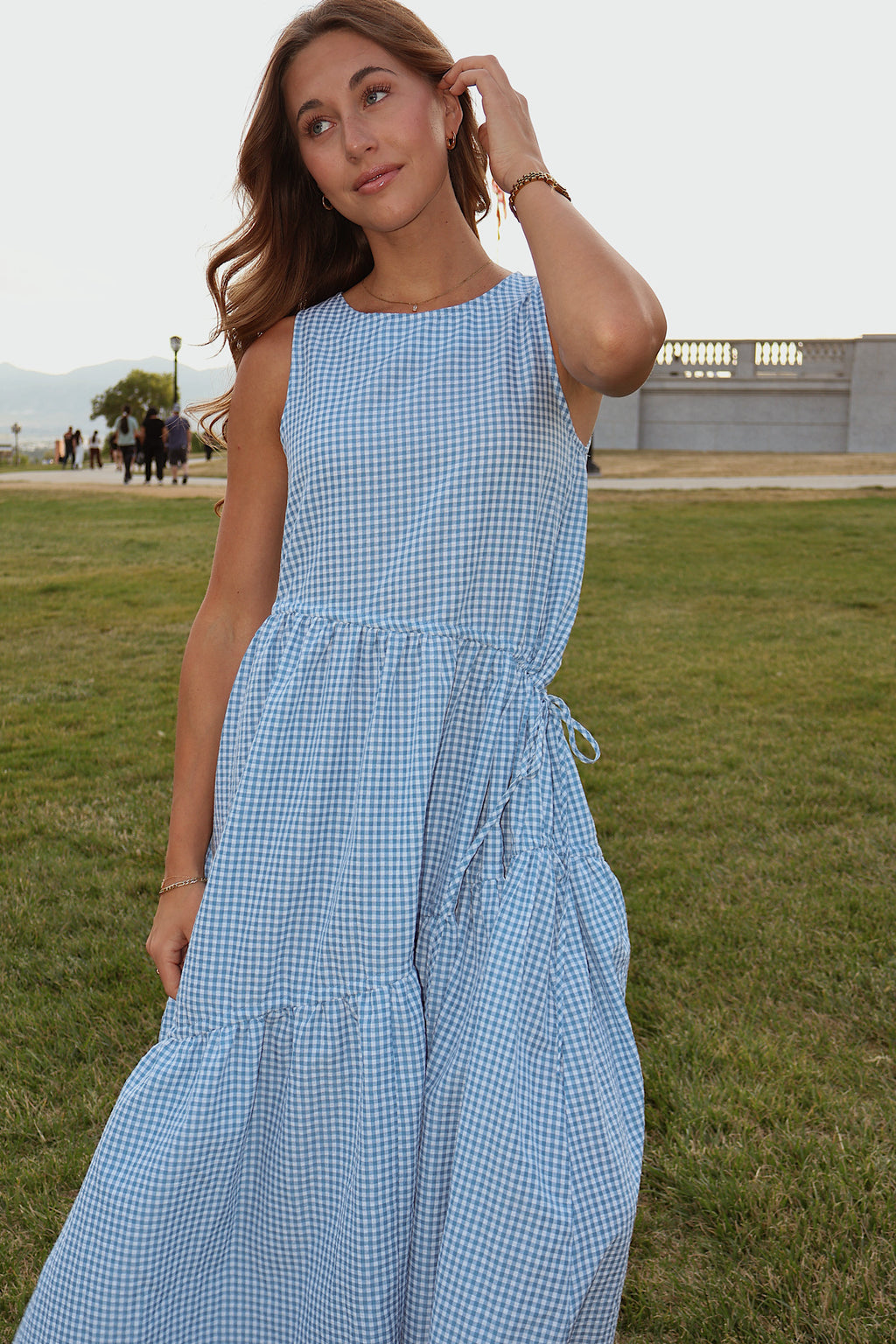 Kennedy Asymmetrical Tie Maxi