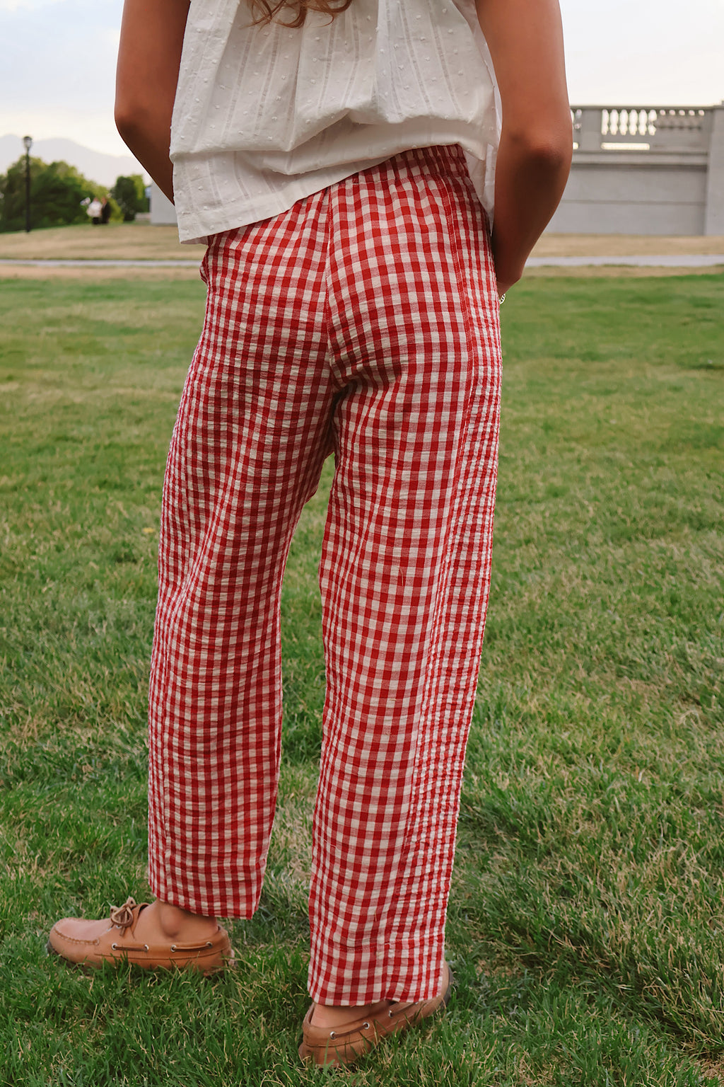 Roosevelt Gingham Pants