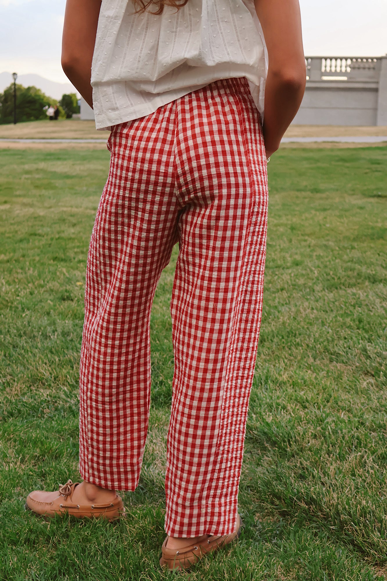 Roosevelt Gingham Pants