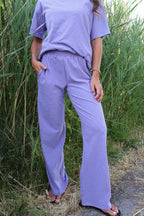 Porter Fleece Stripe Pants