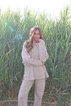 Porter Fleece Stripe Long Sleeve