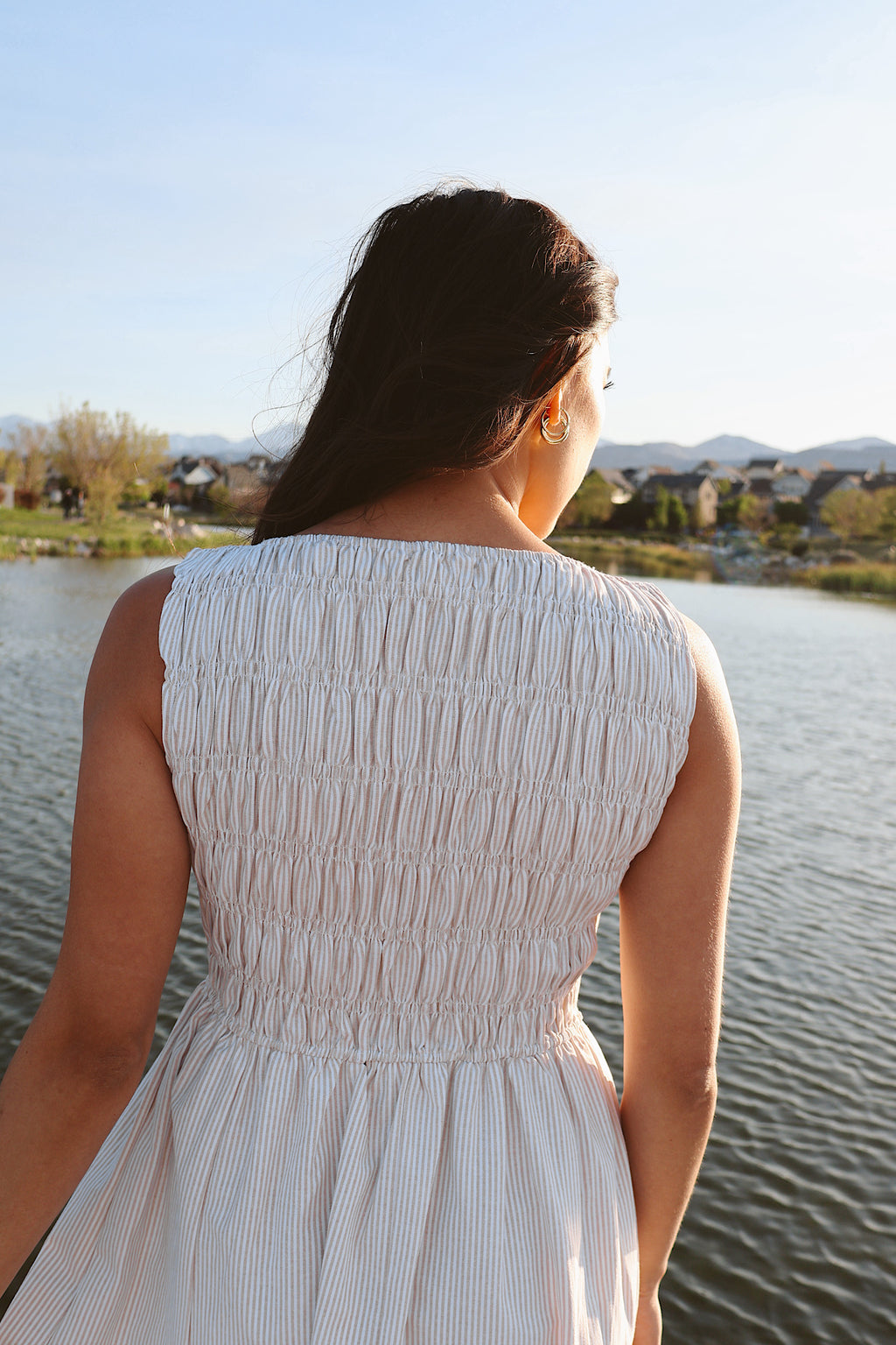 Nantucket Pinstripe Dress
