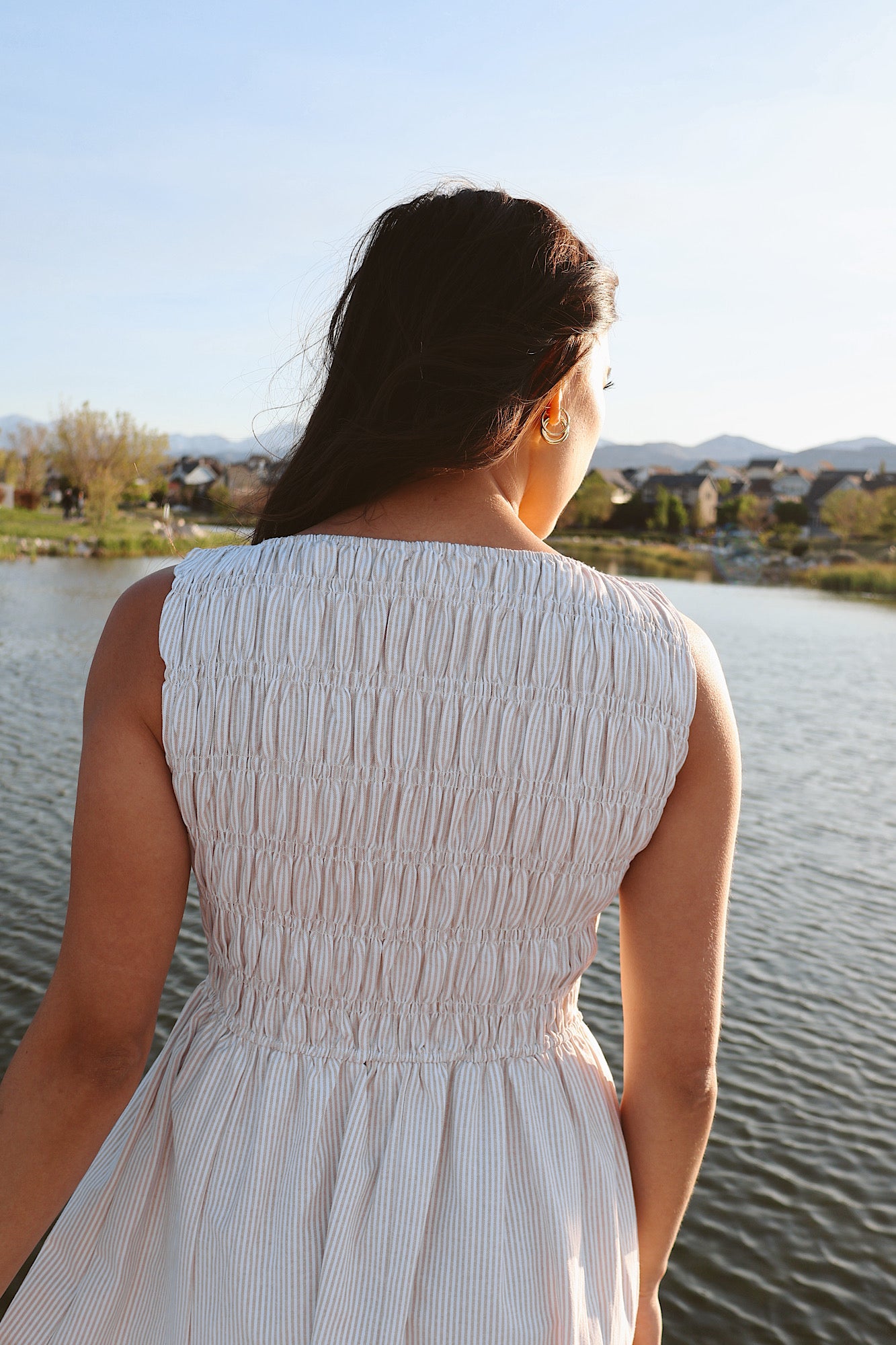 Nantucket Pinstripe Dress