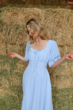 Bluebell Gingham Maxi