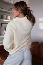 On Repeat Mockneck Pullover in Butter