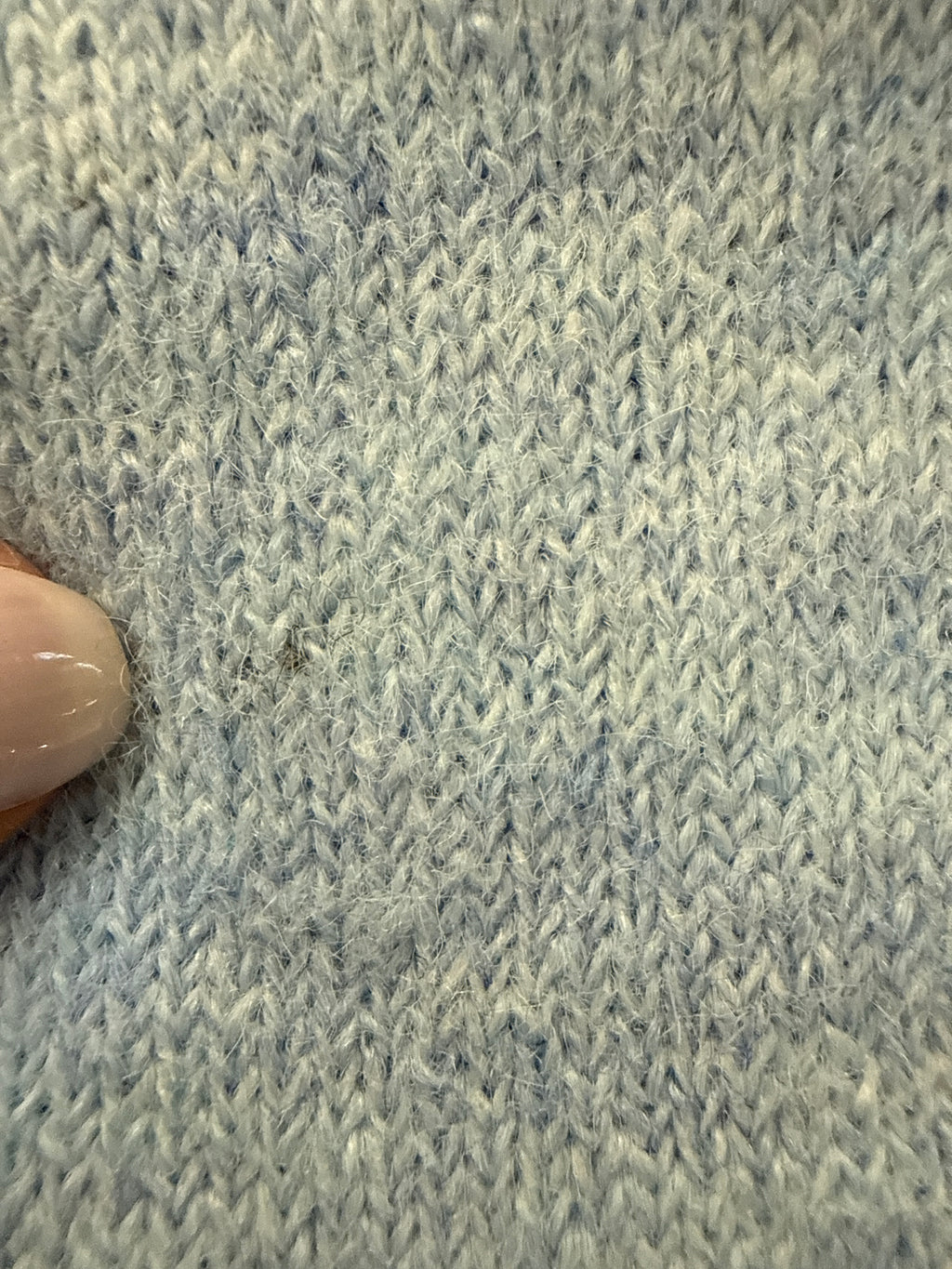 FINAL SALE - FLAWED Piper Cardigan in Baby Blue - Small