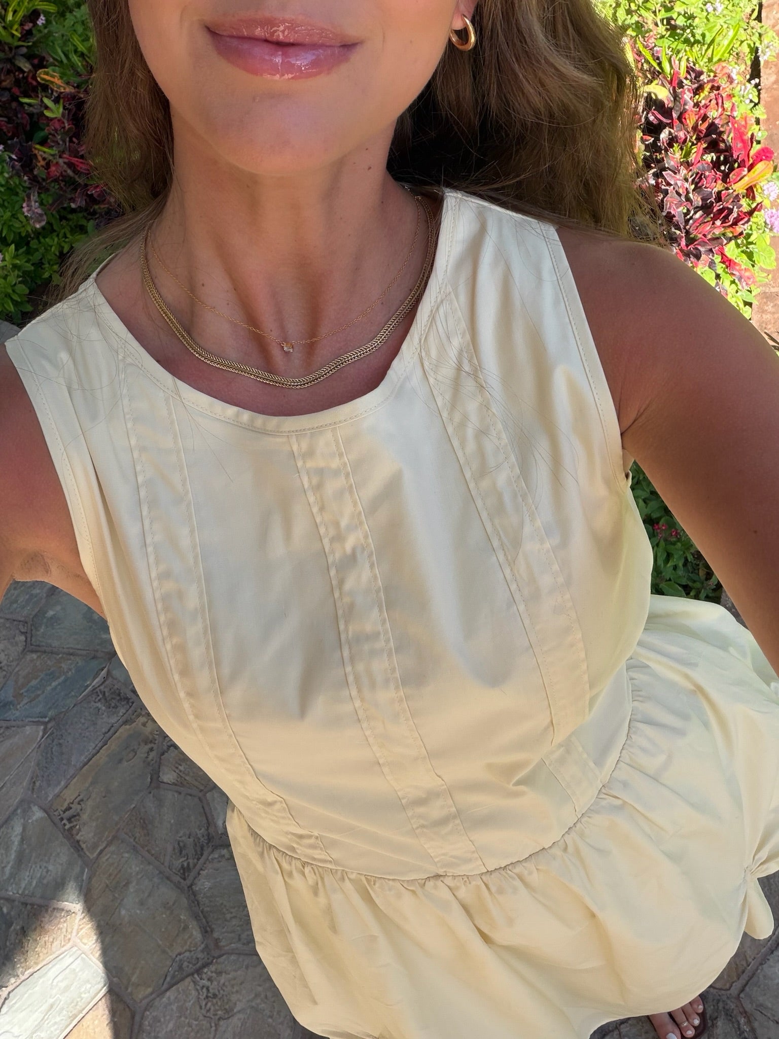 Sun Gazer Dress in Butter