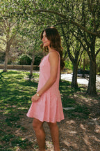 Berry Sweet Gingham Dress