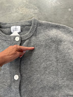 FINAL SALE - FLAWED Julia Cardigan in Grey - M/L