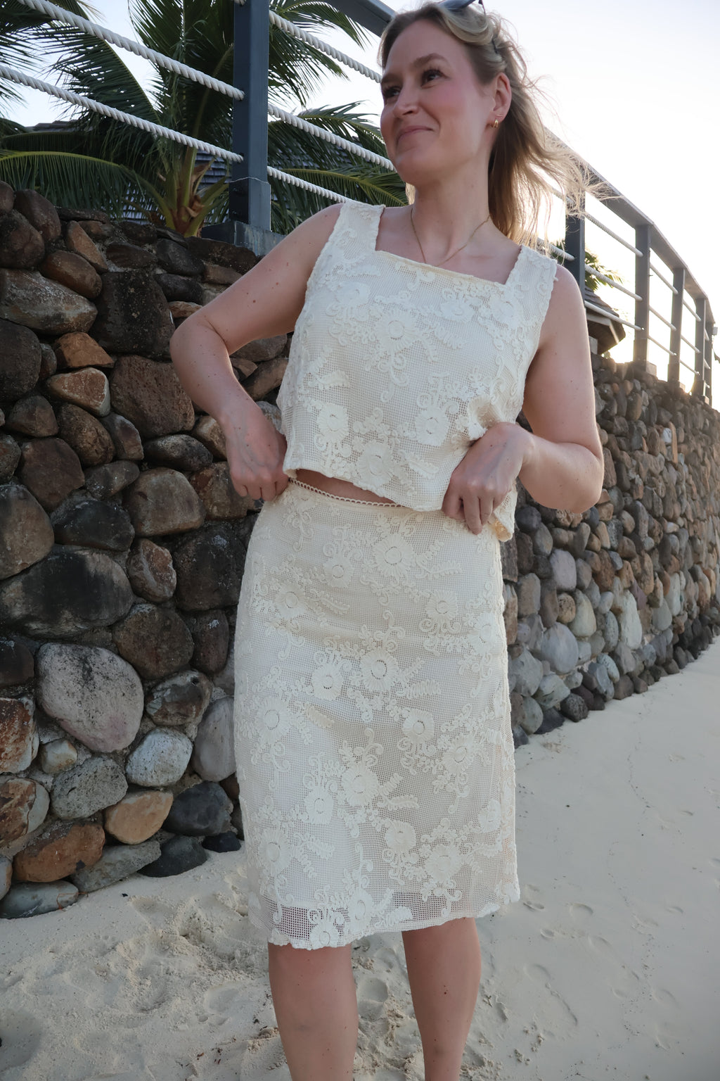 FINAL SALE - High Tide Crochet Skirt