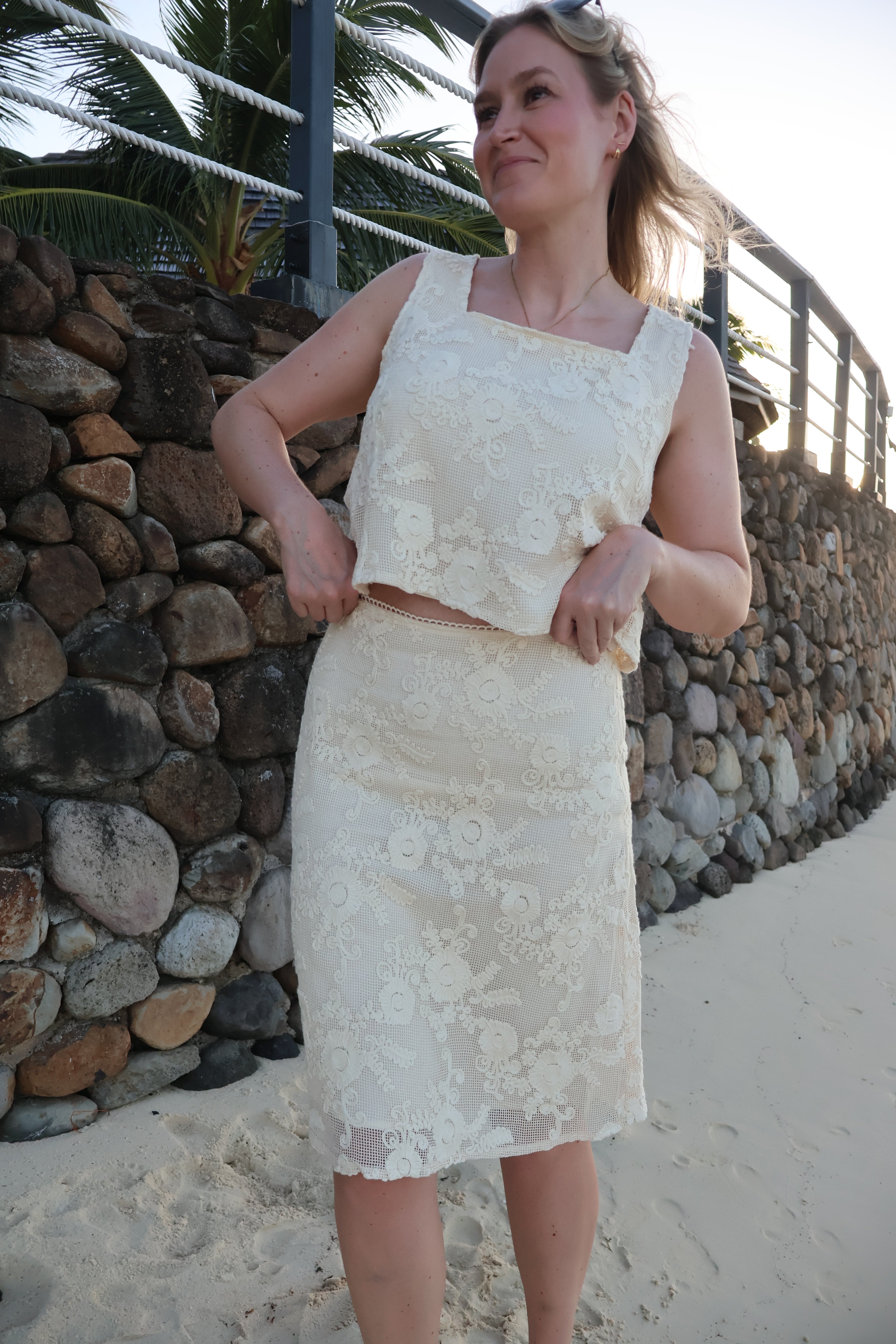FINAL SALE - High Tide Crochet Skirt
