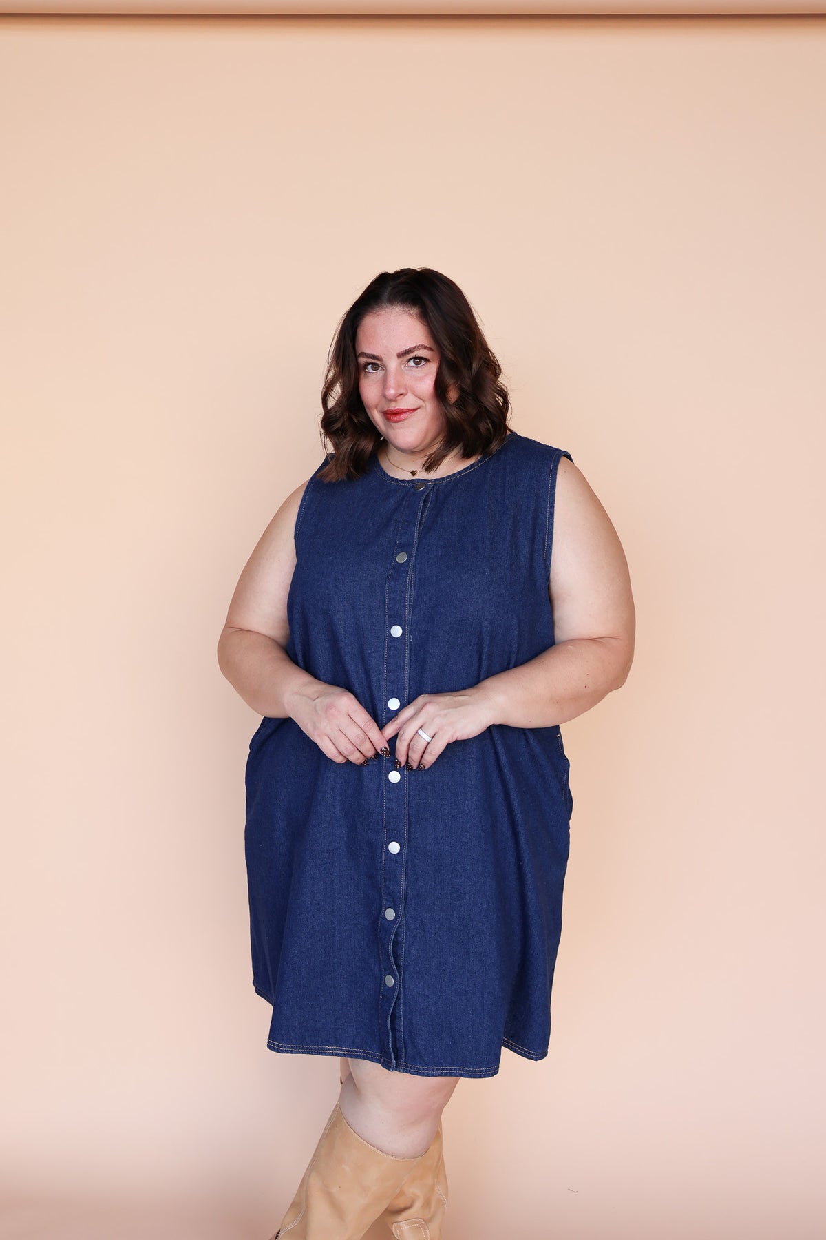 Josie Denim Shift Dress