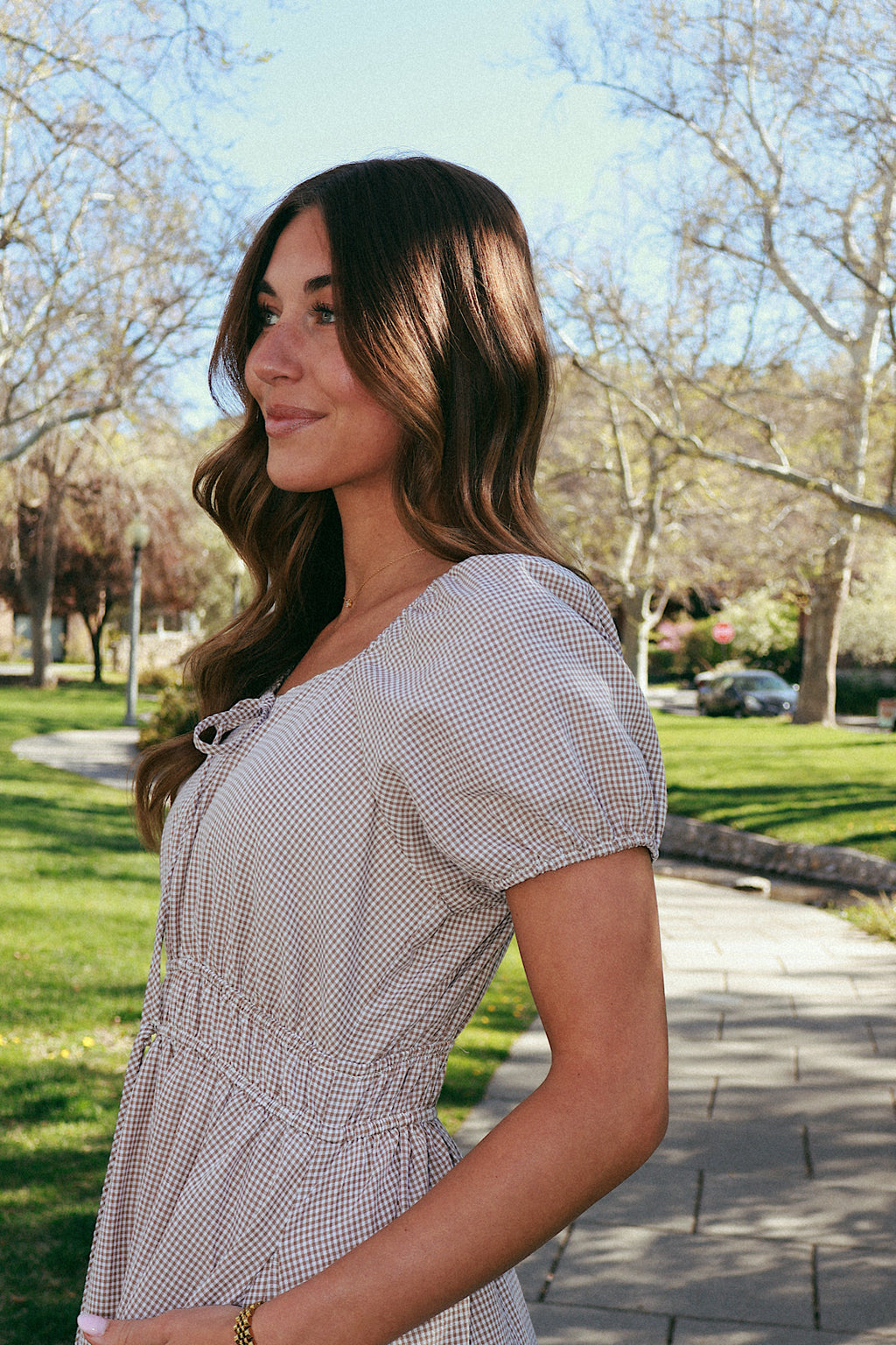 Lissa Gingham Dress