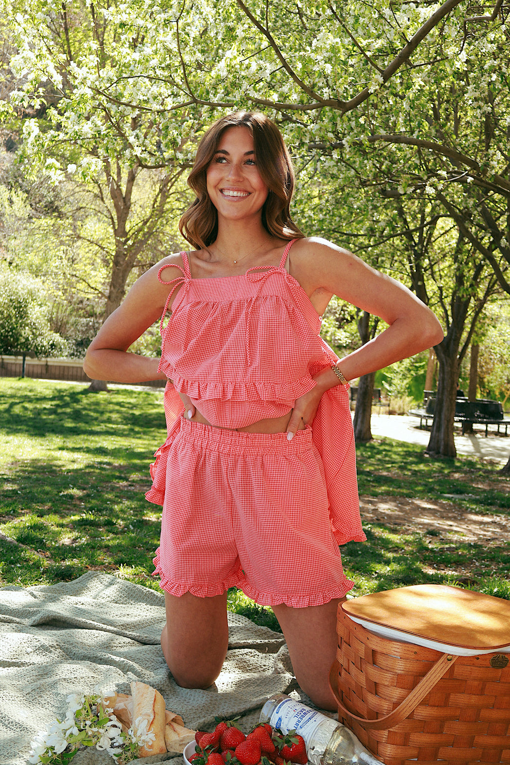 Strawberry Shortcake Gingham Shorts