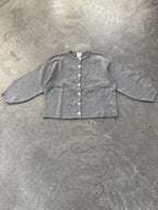 FINAL SALE - FLAWED Julia Cardigan in Grey - M/L