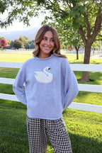 Swan Knit Sweater