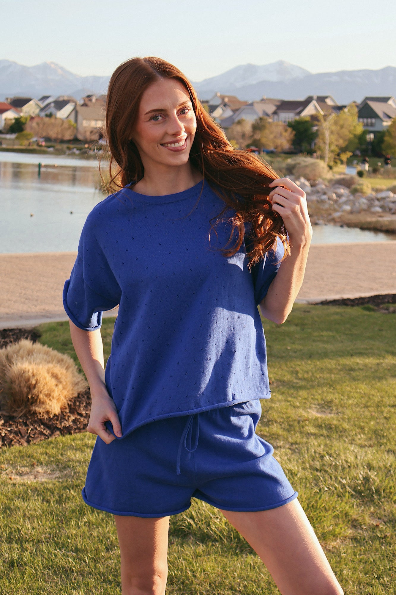 Andie Pointelle Knit Top Main image
