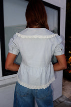 Stripe Sailor Top in Blue