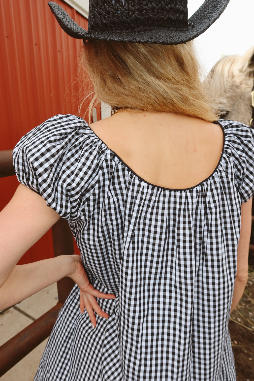 Aspyn Gingham Babydoll