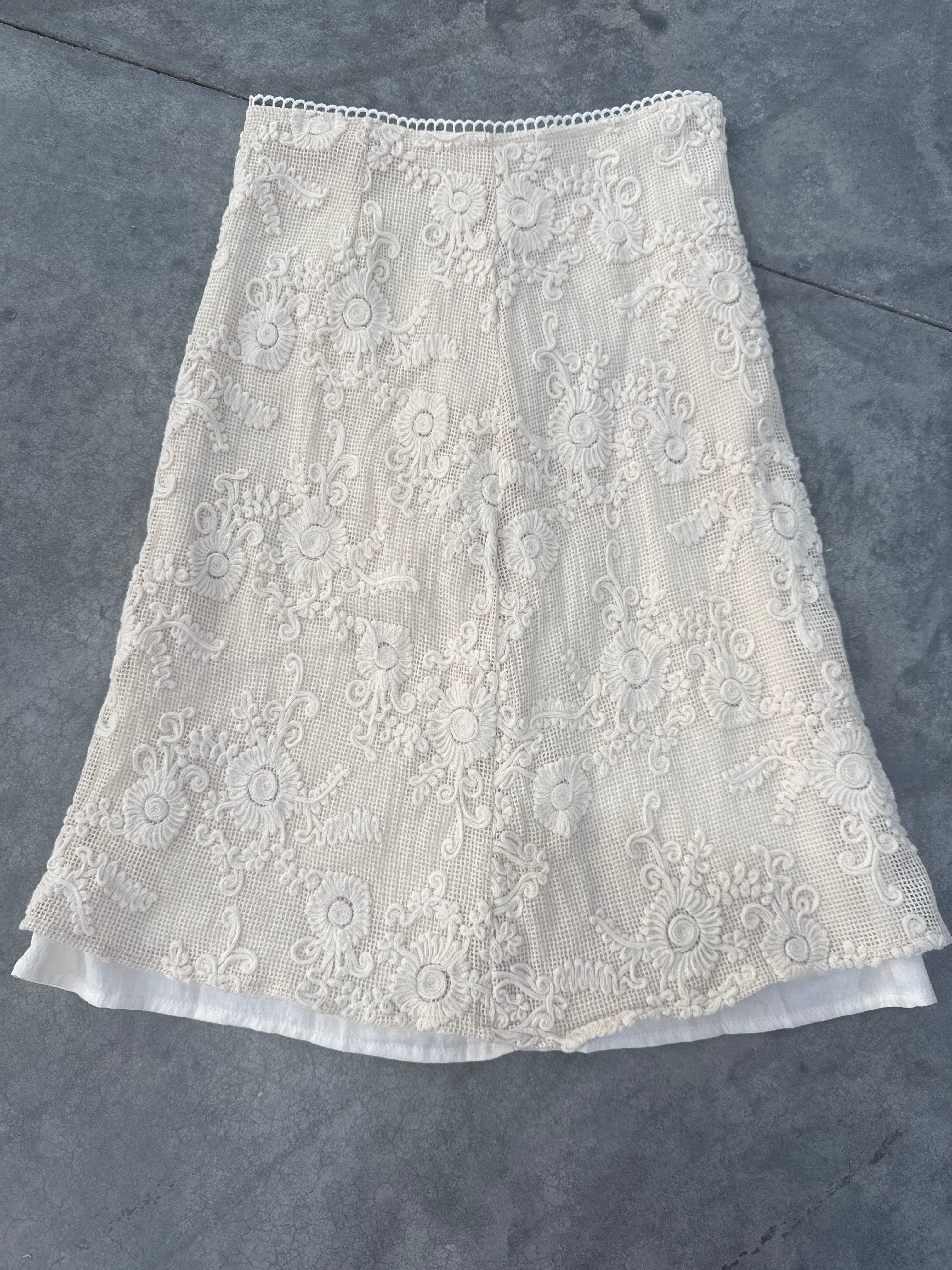 FINAL SALE - FLAWED High Tide Crochet Skirt - Small