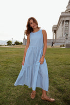 Kennedy Asymmetrical Tie Maxi